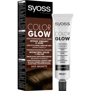 Відтінковий бальзам Syoss Color Glow Deep Brunette - Насичений Каштановий 100 мл (9000101679403) изображение 1