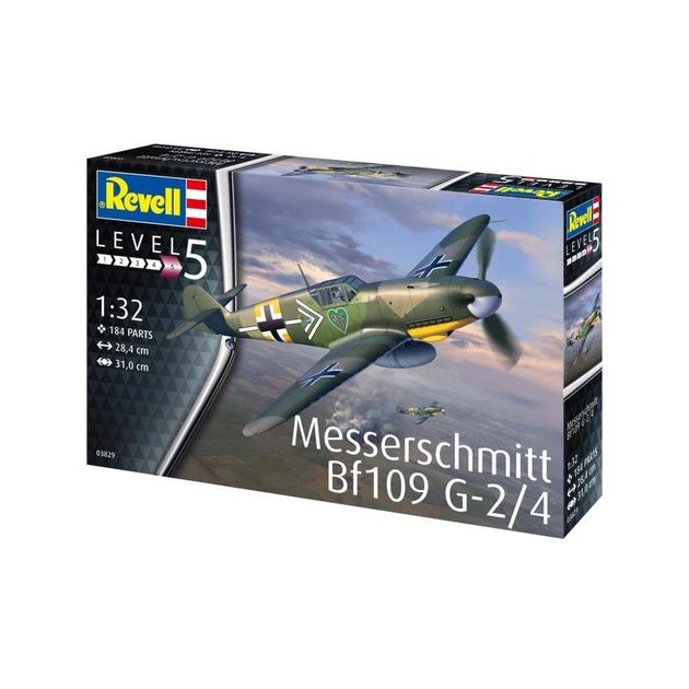 Сборная модель Revell модель самолет Messerschmitt Bf109 G-2/4, уровень 5, 1:32 (RVL-03829) - изображение 1
