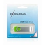 USB флеш накопичувач eXceleram 16GB P1 Series Silver/Green USB 2.0 (EXP1U2SIGR16) - зменшене зображення 8