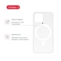 Чохол до мобільного телефона Intaleo CLEAR MagSafe Apple iPhone 13 Pro with Box (1283126609619) - зменшене зображення 4