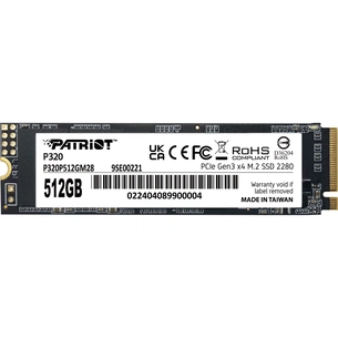 Накопичувач SSD M.2 2280 512GB Patriot (P320P512GM28) зображення 1