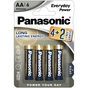Батарейка Panasonic AA Everyday Power * 6 (LR6REE/6B2F) - зменшене зображення 1
