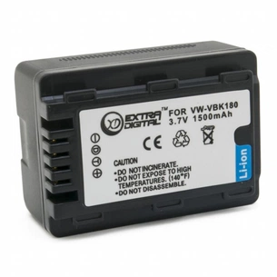 Акумулятор до фото/відео Extradigital Panasonic VW-VBK180 (DV00DV1363) зображення 1