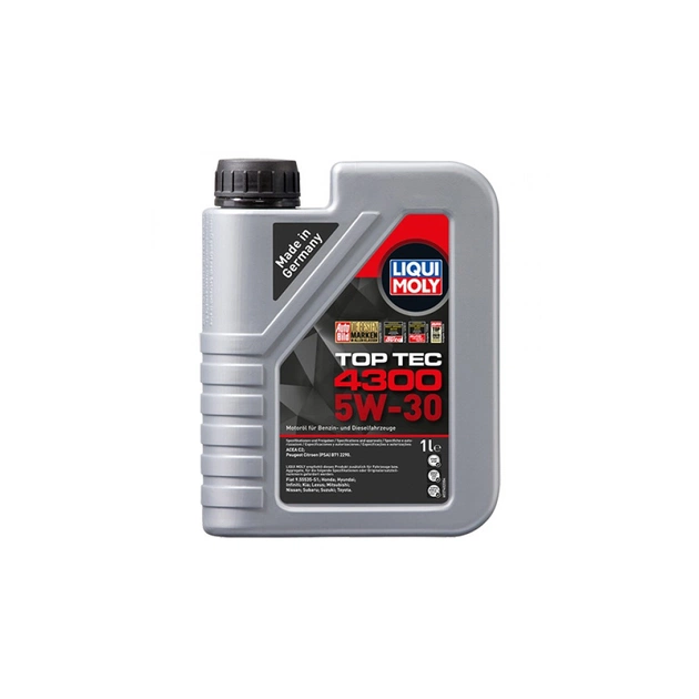 Моторна олива Liqui Moly Top Tec 4300 SAE 5W-30 1л. (2323) - зображення 1