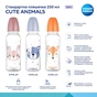 Пляшечка для годування Canpol babies Cute Animals стандартна 250 мл помаранчева (11/841_ora) - зменшене зображення 4