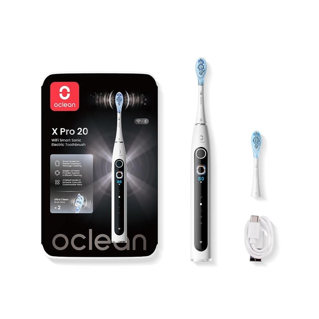 Електрична зубна щітка Oclean X Pro 20 Electric Toothbrush White (6970810556957) - зображення 1