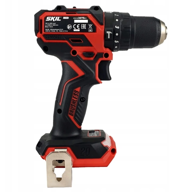 Шуруповерт Skil акумуляторний безщітковий ударний 3075 CA Compact (без АКБ та ЗП) (CD1E3075CA) - изображение 3