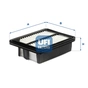 Воздушный фильтр для автомобиля UFI 30.B45.00 - уменьшенное изображение 1