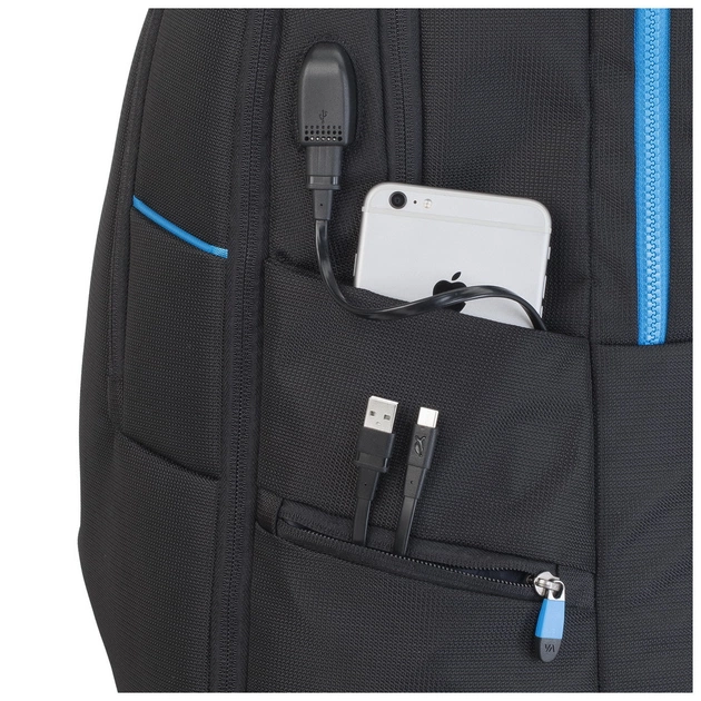 Рюкзак для ноутбука RivaCase 17.3" 7860 Black (7860Black) - picture 7