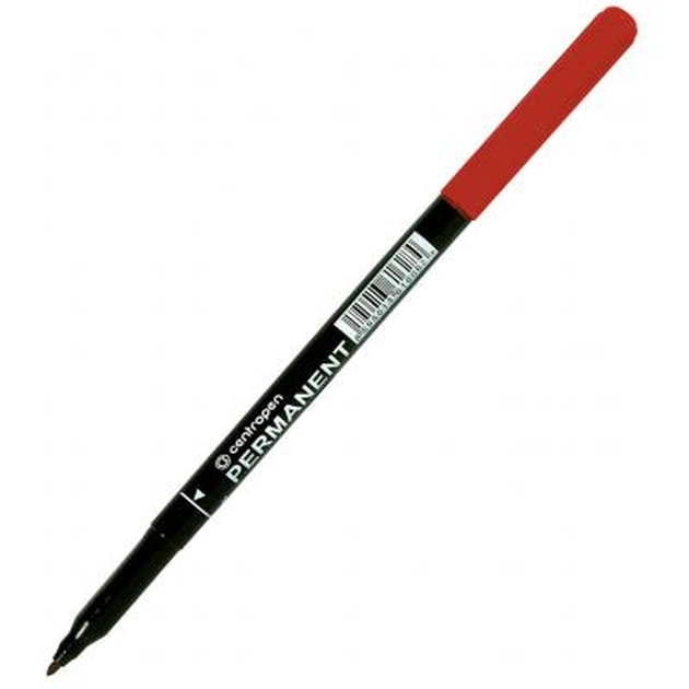 Маркер Centropen Permanent 2536 1 мм red (2536/02) - изображение 1
