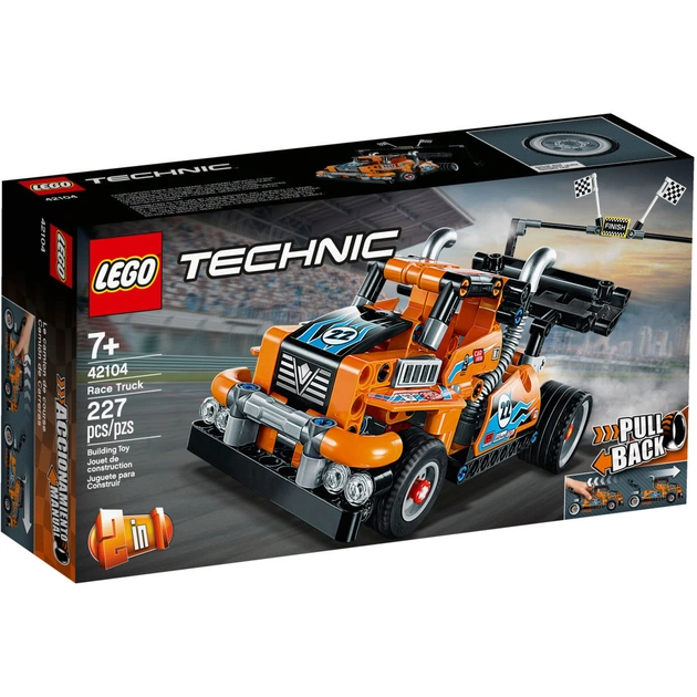 Конструктор LEGO Technic Гоночна вантажівка 227 деталей (42104) - изображение 1