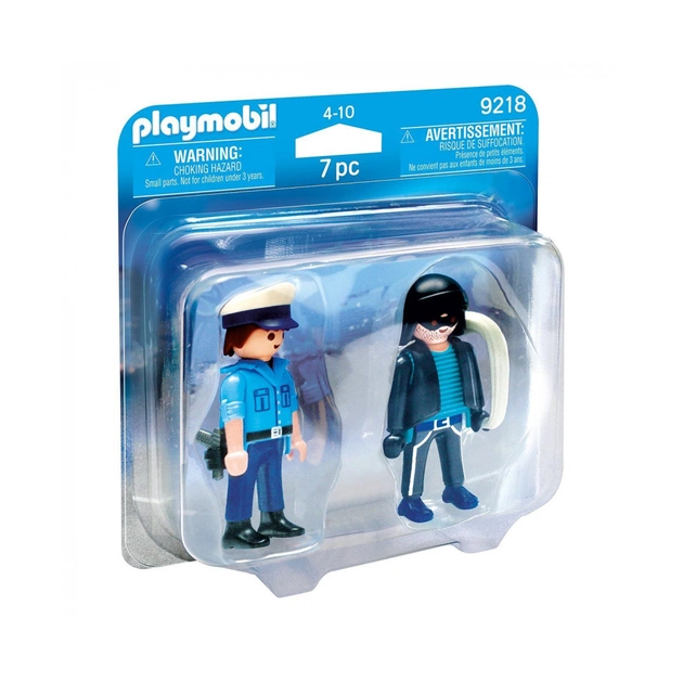 Конструктор Playmobil Поліцейський і злодій (6081058) - зображення 1