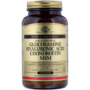 Вітамінно-мінеральний комплекс Solgar Глюкозамін, Гіалуронова Кислота, Хондроїтин та ЧСЧ, 120 (SOL-01317) зображення 1