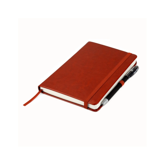 Книга записна Axent Partner Lux, 125х195 мм 96 аркушів у клітинку Бордова (8202-05-A) - зображення 7