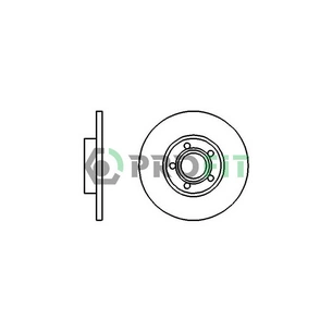 Гальмівний диск Profit 5010-0324 зображення 1