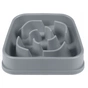Посуд для собак Dexas Силіконова квадратна миска Slow Maze Feeder для повільного годування 1.44 л світло-сіра (0084297309930) - зменшене зображення 1