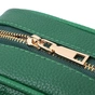 Сумка Vintage Стьобана жіноча з натуральної шкіри Зелена (22613) - зменшене зображення 8