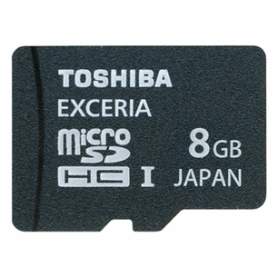 Карта пам'яті Toshiba 8Gb microSDHC UHS-I class 10 (SD-CX08HD(BL7) зображення 1