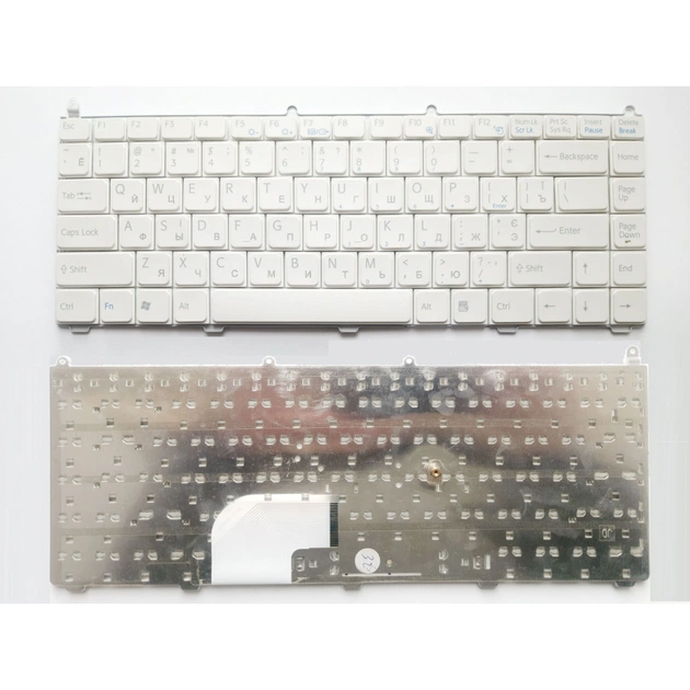 Клавіатура ноутбука Sony Vaio VGN-AR, VGN-FE біла UA (A43966) - зображення 1