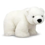 М'яка іграшка Melissa&Doug Полярний плюшевий ведмедик Леонід, 20см х 32см (MD7609) - зменшене зображення 1