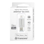 USB флеш накопичувач Transcend 128GB JetDrive Go 300 Silver USB 3.1 (TS128GJDG300S) - зменшене зображення 5