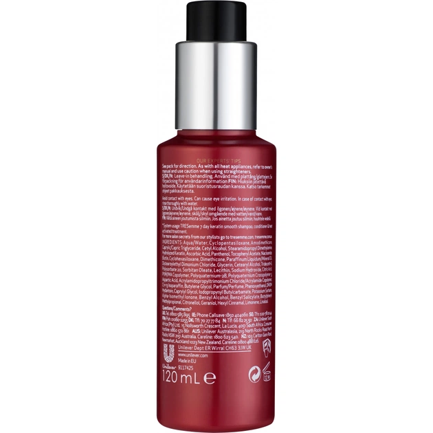 Крем для волосся Tresemme Keratin Smooth стійкий ефект 7 днів розгладжувальний 120 мл (8712561283045) - picture 3