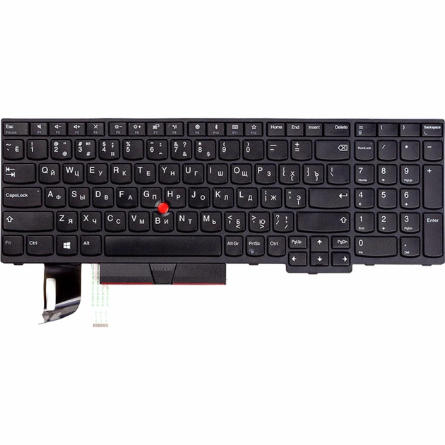 Клавіатура ноутбука Lenovo E580 чорна (KB310757) - изображение 1