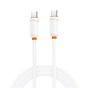 Дата кабель USB-C to USB-C 1.0m 60w white XO (NB-Q302B-CC.white) - уменьшенное изображение 3