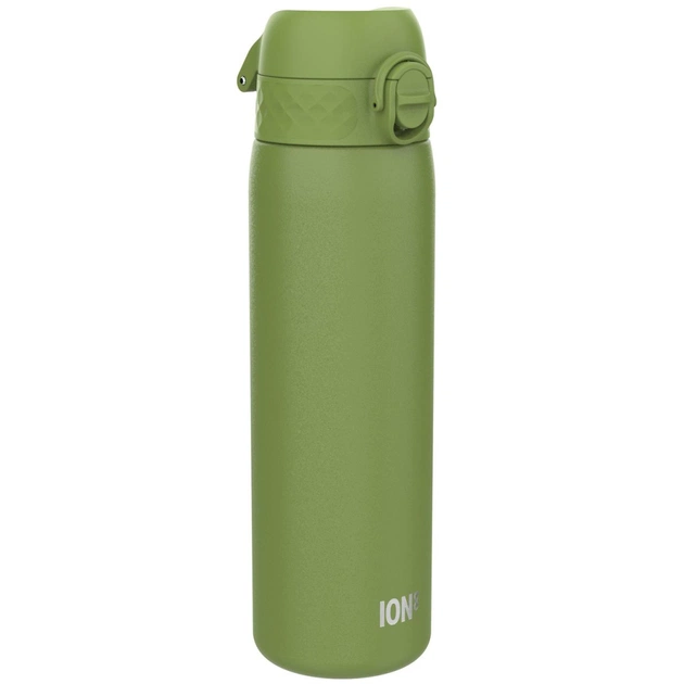 Пляшка для води ION8 OneTouch Stainless Steel 600 мл Khaki Green (I8SS600KGRE) - изображение 1