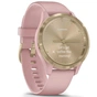 Смарт-годинник Garmin vivomove 3S, Light Gold, Dust Rose, Silicone (010-02238-21) - зменшене зображення 3