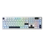 Клавіатура бездротова Aula F108 Pro White (6978080501318) - зменшене зображення 2
