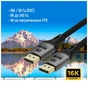 Кабель мультимедійний DisplayPort M to DisplayPort M 3.0m V2.1 16K black ColorWay (CW-CBDP092-BK) - preview 7