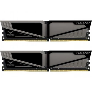 Модуль пам'яті для комп'ютера DDR4 16GB (2x8GB) 3000 MHz T-Force Vulcan Gray Team (TLGD416G3000HC16CDC01) зображення 1