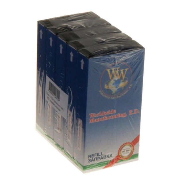 Лента к принтерам 13мм х 12м Refill STD Black*5шт (п/м) WWM (R13.12SR5) - изображение 1