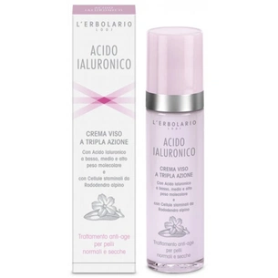 Крем для обличчя L'Erbolario з гіалуроновою кислотою для сухої і нормальної шкіри 50 мл (2214010006985) зображення 1