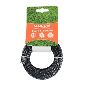 Жилка косильна SEQUOIA 2.4 ммм * 15 мм, кручений квадрат (TL2.4-L15-Profi) picture 1