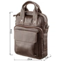 Сумка Shvigel Під А4 Коричнева (11168) - зменшене зображення 3