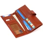 Гаманець Canpellini З натуральної шкіри Рудий (21918) - зменшене зображення 7