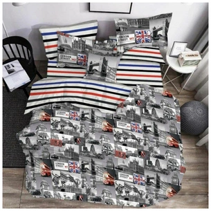 Постільна білизна MirSon Бязь 17-0538 London Street 175х210 (2200003795912) зображення 1