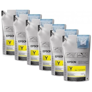 Контейнер з чорнилом Epson SC-F6300 UltraChrome DS Ink Yellow 1.1L*6pcs (C13T46D440) зображення 1
