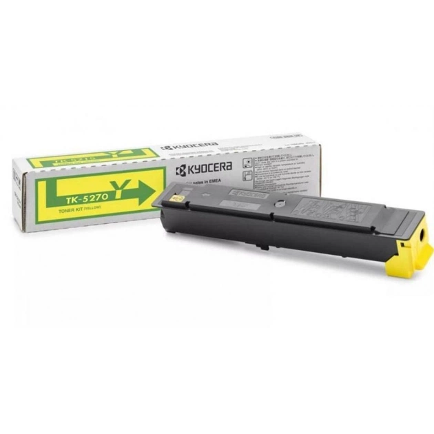Тонер-картридж Kyocera TK-5270Y Yellow 6K (1T02TVANL0) - зображення 1