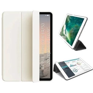 Чохол до планшета BeCover Tri Fold Soft TPU Silicone BeCover Apple iPad Air (4/5) 2020/2022 10.9" Beige (711734) зображення 1