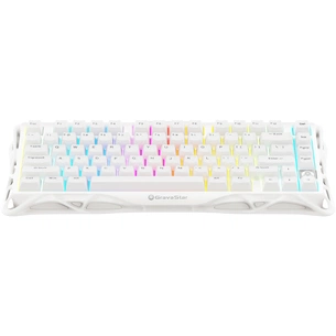 Клавіатура GravaStar Mercury K1 Lite Wireless/Bluetooth/USB UA White (GSK1LITE_WHT) зображення 1