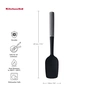 Лопатка кухонна KitchenAid Coreline силіконова, 34 см, сіра (KAS030OHCGG) - зменшене зображення 7