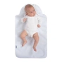 Пелюшки для малюків Sevi Bebe Клейонка для сповивання з подушкою біла (8692241202002) - зменшене зображення 5