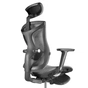 Крісло ігрове Barsky Game Mesh Grey (GM-02) - зменшене зображення 9