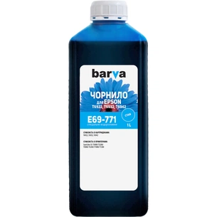 Чорнило Barva Epson E69, 1 л,cyan (E69-771) зображення 1