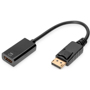 Перехідник DisplayPort to HDMI (M/F) Ultra HD active Digitus (AK-340415-002-S) зображення 1