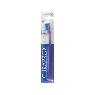 Зубна щітка Curaprox CS 5460 Ortho Ultra Soft Ультрам'яка ортодонтична Фіолетова із синьою щетиною (CS 5460 Ortho-11) зображення 1