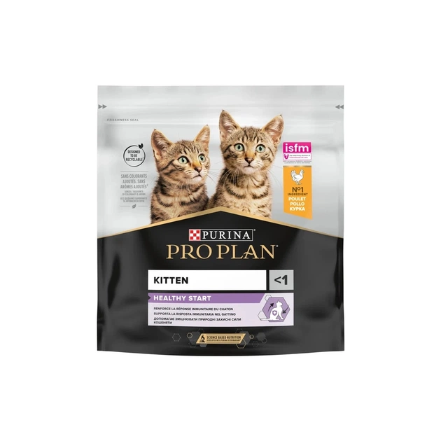 Сухой корм для кошек Purina Pro Plan Original Kitten с курицей 400 г (7613036545099) - изображение 1